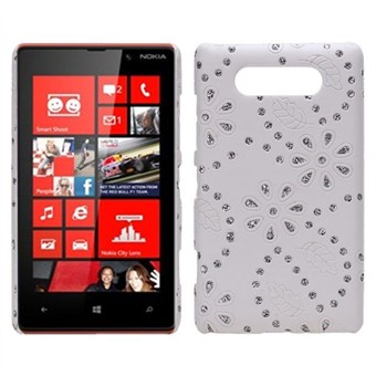 Bling Design Cover til Lumia 820 (Hvid)