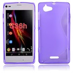 Cover fra S-Line til Xperia L (Lilla)