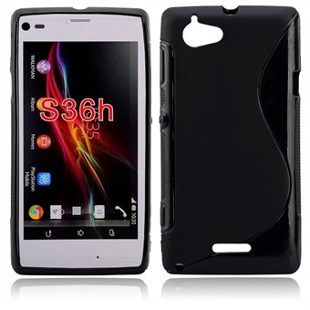 Cover fra S-Line til Xperia L (Sort)