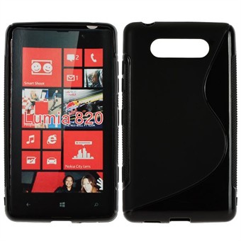 Cover fra S-Line til Lumia 820 (Sort)