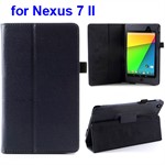 Deluxe Case til Nexus 7 2 - Læder (Blå)