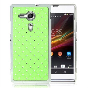 Bling Cover til Xperia SP (Grøn)